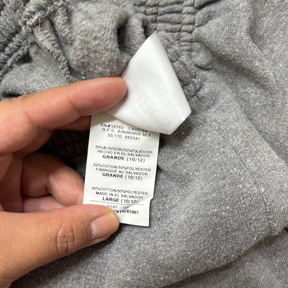 Haynes fresh IQ gray boys jogger sweatpants size L (10/12) - Picture 4 of 4